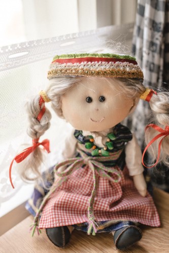 SMILTĖ – tekstilinė lėlė. Dzūkijos etnografinis regionas