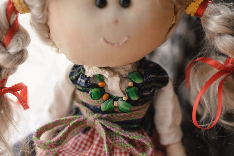 SMILTĖ – tekstilinė lėlė. Dzūkijos etnografinis regionas