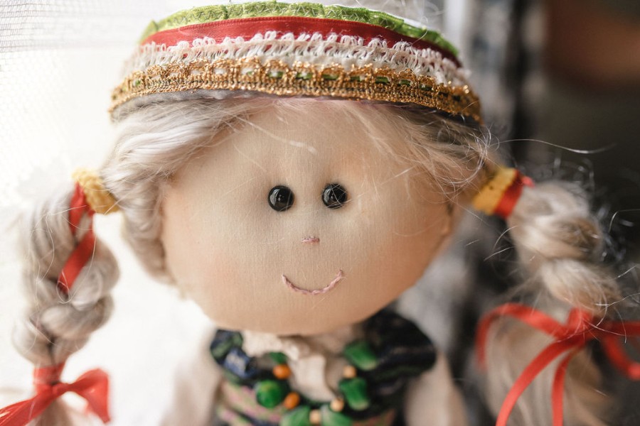 SMILTĖ – tekstilinė lėlė. Dzūkijos etnografinis regionas